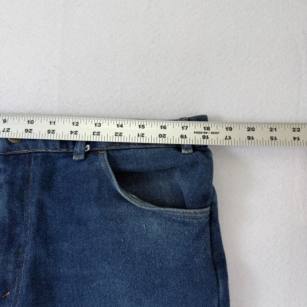 Vintage Levis Blue Tab Jeans Mens 36x30 Relaxed Straight Dark Wash Batwing Tag